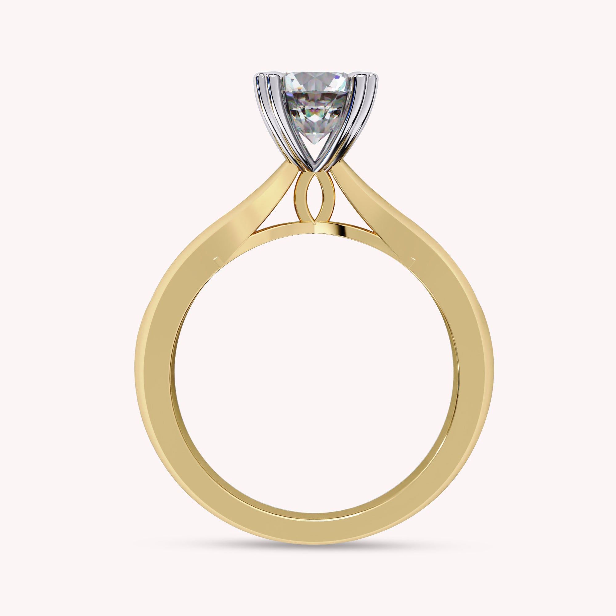 Solitaire Engagement Lab Grown Diamond Ring