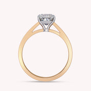 5.5MM Princess Cut Solitaire Lab Grown Diamond Ring