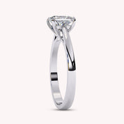 5.5MM Princess Cut Solitaire Lab Grown Diamond Ring