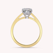 5.5MM Princess Cut Solitaire Lab Grown Diamond Ring