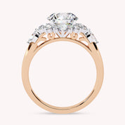 Marquise Cut Solitaire Lab Grown Diamond Engagement Ring