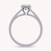 Oval Cut Solitaire Lab Grown Diamond Engagement Ring