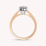 Pear Cut Solitaire Lab Grown Diamond Promise Ring