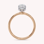 Marquise Cut Solitaire Lab Grown Diamond Engagement Ring