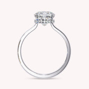 Cushion Cut Solitaire Lab Grown Diamond Engagement Ring