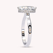 Marquise Cut Solitaire Lab Grown Diamond Engagement Ring