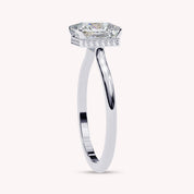 Princess Cut Solitaire Lab Grown Diamond Engagement Ring