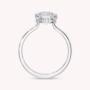 Round cut Halo Lab Grown Diamond Engagement Ring