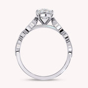 Mariana Pear Cut Solitaire Lab Grown Diamond Engagement Ring