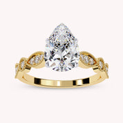 Mariana Pear Cut Solitaire Lab Grown Diamond Engagement Ring