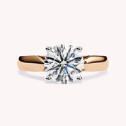 Laurel 4-Prong Solitaire Round Cut Lab Grown Diamond Engagement Ring