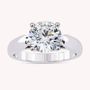 Laurel 4-Prong Solitaire Round Cut Lab Grown Diamond Engagement Ring