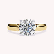 Laurel 4-Prong Solitaire Round Cut Lab Grown Diamond Engagement Ring