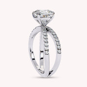 Scout Cushion Cut Split Shank Lab Grown Diamond Engagement Ring