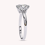 Hadassah 6-Prong Oval Cut Lab Grown Diamond Engagement Ring