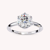 Axel 6-Prong Round Cut Lab Grown Diamond Engagement Ring