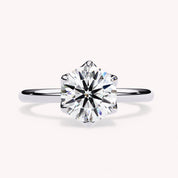 Axel 6-Prong Round Cut Lab Grown Diamond Engagement Ring