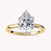 Dasha 6-Prong Pear Cut Lab Grown Diamond Engagement Ring