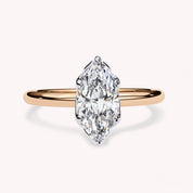 Adelaide 6-Prong Marquise Cut Lab Grown Diamond Engagement Ring