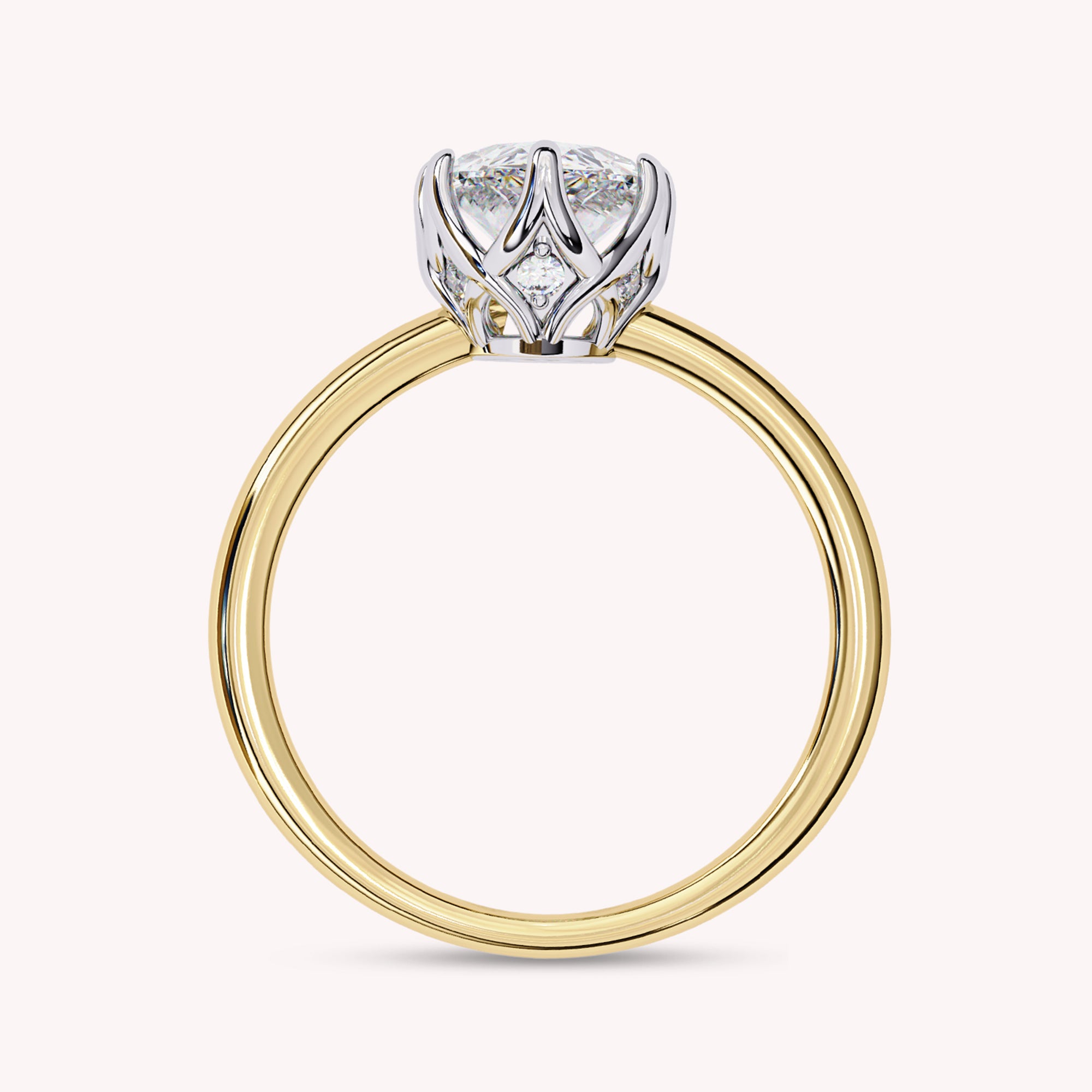 Adelaide 6-Prong Marquise Cut Lab Grown Diamond Engagement Ring