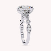 Halo Solitaire Lab Grown Diamond Engagement Ring