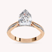 Polly Pear Cut Stackable Lab Grown Diamond Engagement Ring