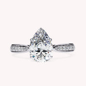 Polly Pear Cut Stackable Lab Grown Diamond Engagement Ring