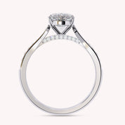 Polly Pear Cut Stackable Lab Grown Diamond Engagement Ring