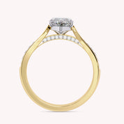 Elin Marquise Cut Solitaire Lab Grown Diamond Engagement Ring