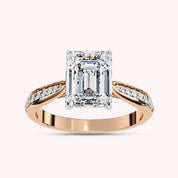 Rayna Radiant Cut Stackable Lab Grown Diamond Engagement Ring