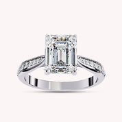 Rayna Radiant Cut Stackable Lab Grown Diamond Engagement Ring