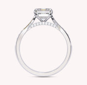 Rayna Radiant Cut Stackable Lab Grown Diamond Engagement Ring