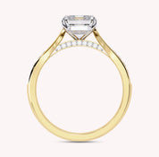 Rayna Radiant Cut Stackable Lab Grown Diamond Engagement Ring