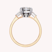 Briar Cushion Cut Lab Grown Diamond Engagement Ring