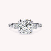 Briar Cushion Cut Lab Grown Diamond Engagement Ring