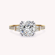 Briar Cushion Cut Lab Grown Diamond Engagement Ring