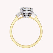 Briar Cushion Cut Lab Grown Diamond Engagement Ring