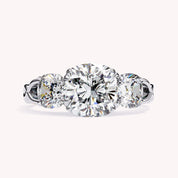 Melissa Trio Stone Lab Grown Diamond Engagement Ring