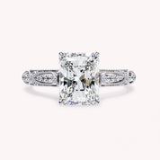 Robert Beaded Solitaire Lab Grown Diamond Engagement Ring