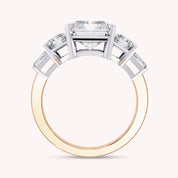 Esmarie Five Stone Radiant Cut Lab Grown Diamond Engagement Ring