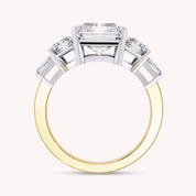 Esmarie Five Stone Radiant Cut Lab Grown Diamond Engagement Ring