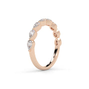 IGI Certified Lab Grown Diamond Half Eternity Pear Ring