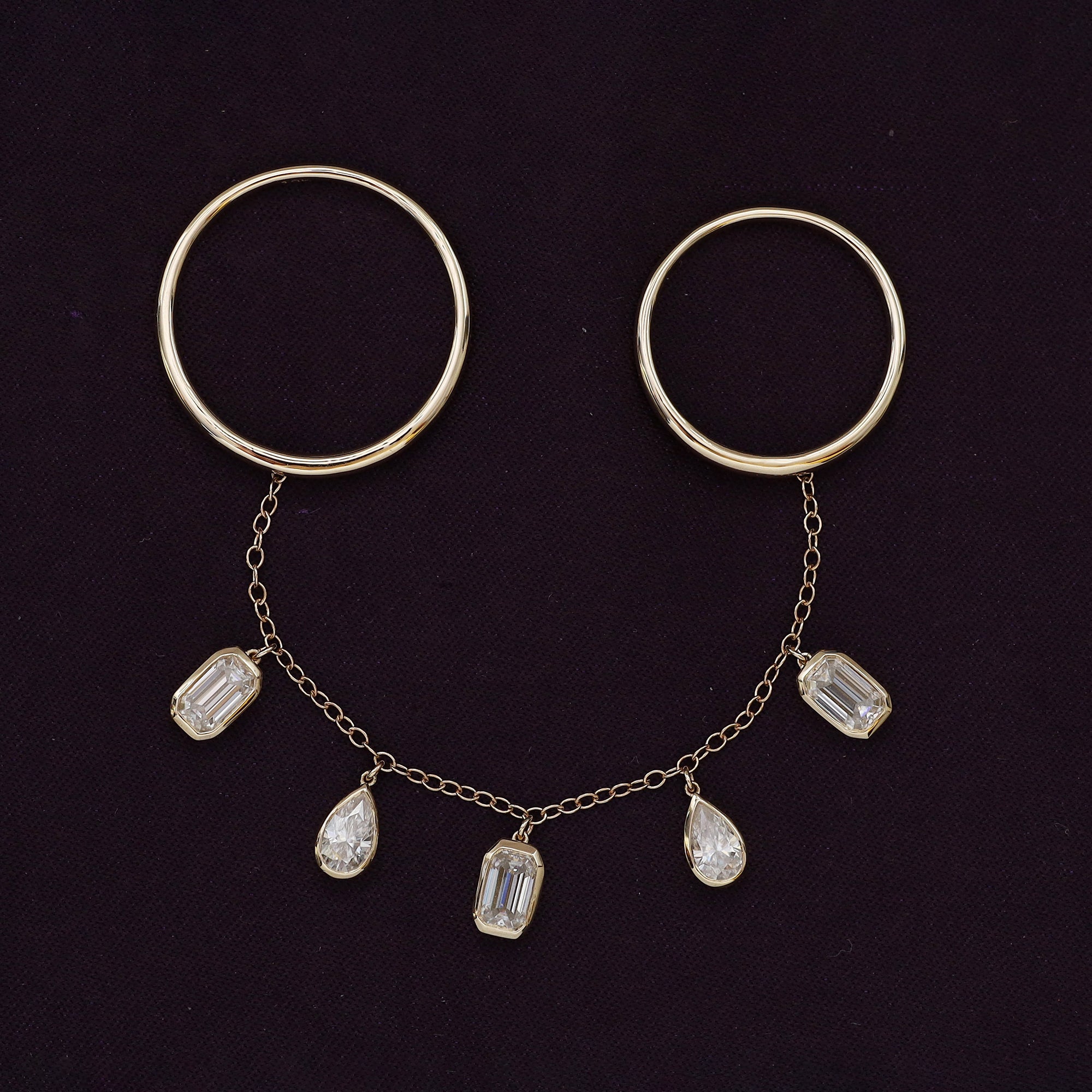 Two Finger Chain Ring