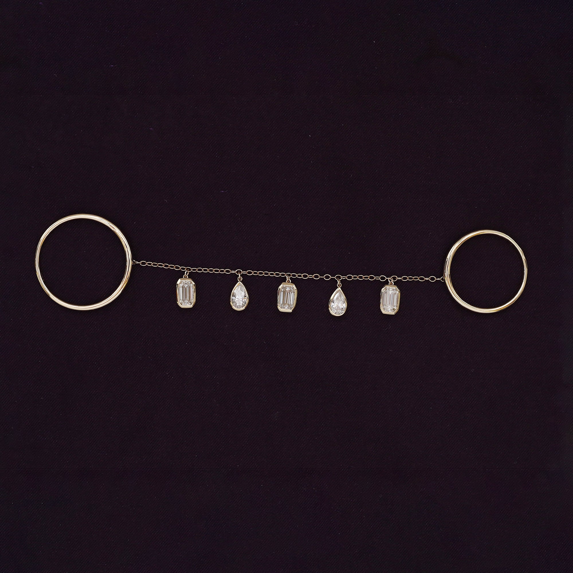 Two Finger Chain Ring