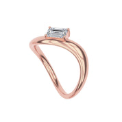 Solitaire Ring for Women in Lab Grown Diamond