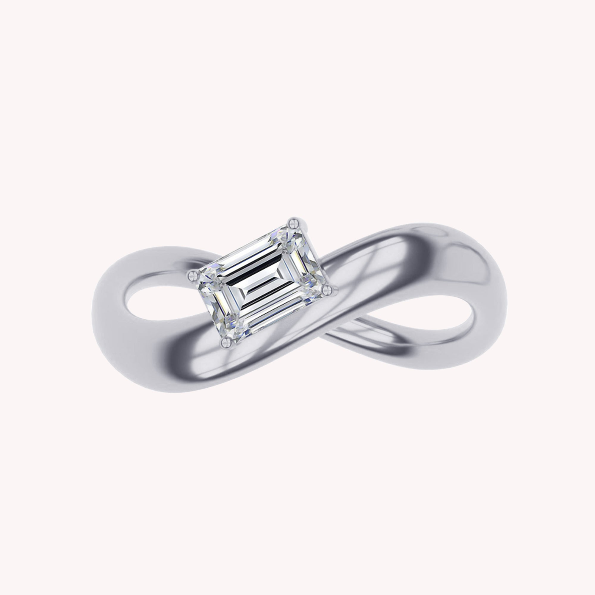 Solitaire Ring for Women in Lab Grown Diamond