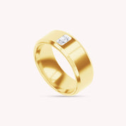 Radiant Shape 0.30 Carat Lab Grown Diamond Band Ring