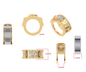 Luxury Lab-Grown Diamond Statement Jacket Ring