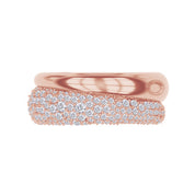 Moissanite studded Luxury statement Oura Ring Jacket