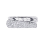 Moissanite studded Luxury statement Oura Ring Jacket